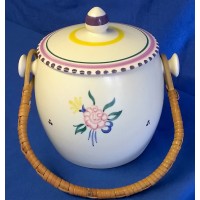 POOLE POTTERY TRADITIONAL KP PATTERN BISCUIT BARREL 